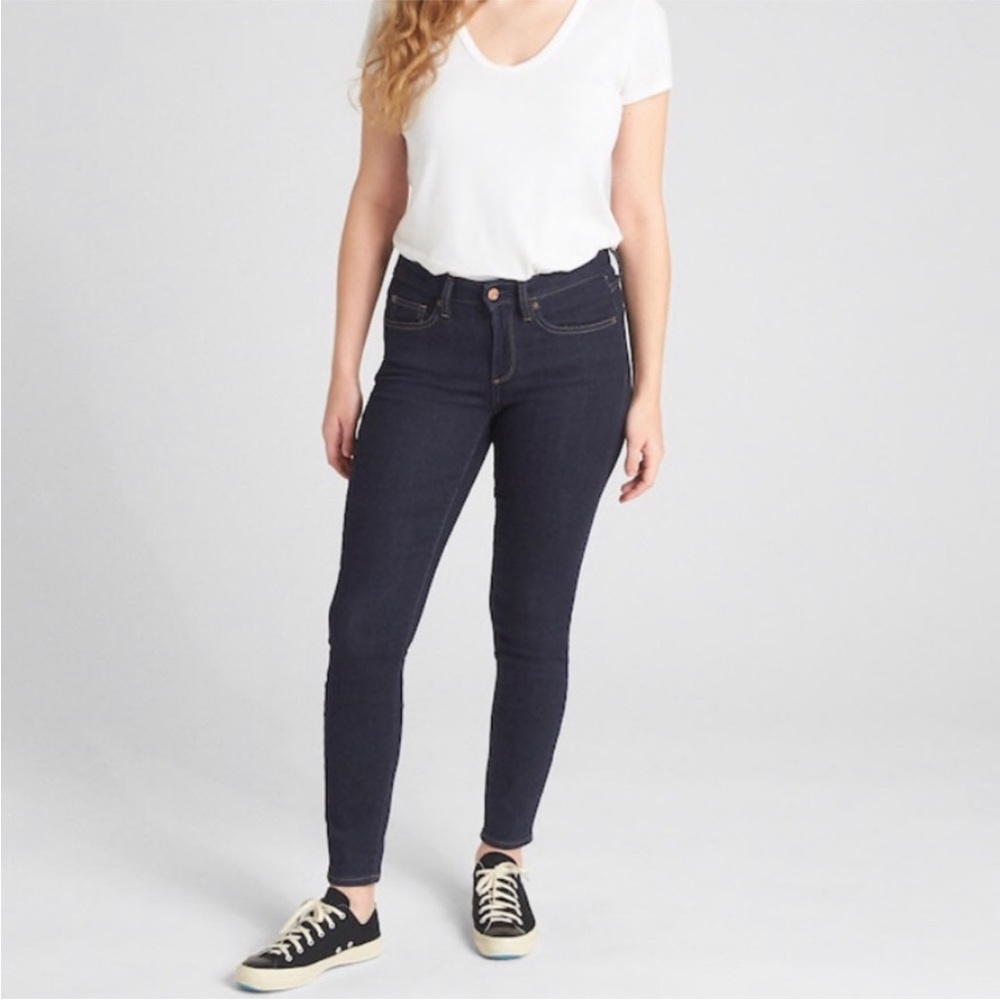 GAP 1969 Always Skinny dark wash jeans